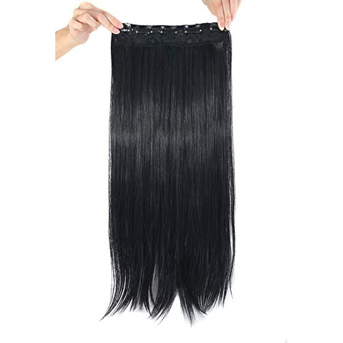 DILLARDS Smooth Black Hair Extension - Image 4